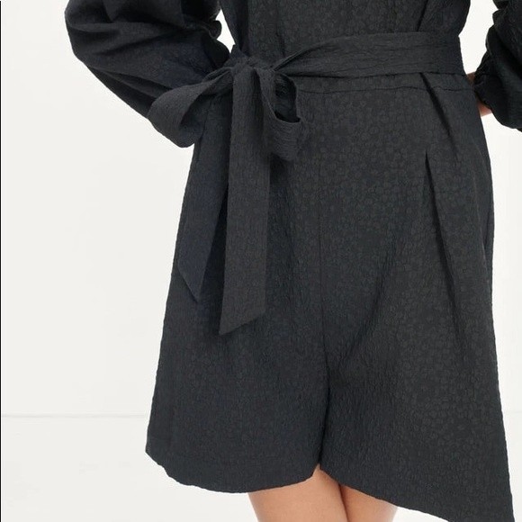 Samsoe Samsoe Romper Harriet Short Jumpsuit Black XXS - Picture 3 of 10